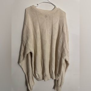 Vintage Cream Colored Parfour Sweater